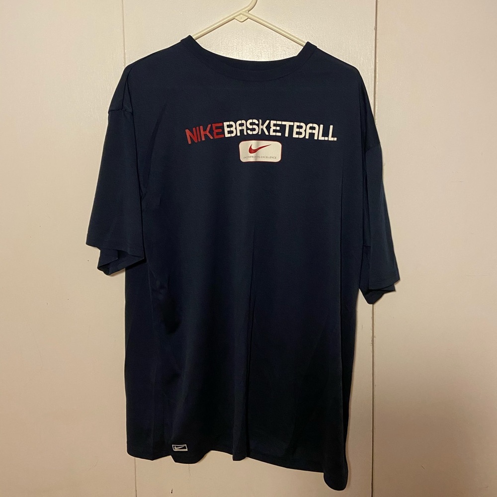 Navy Blue Nike Basketball Performance T-Shirt XL